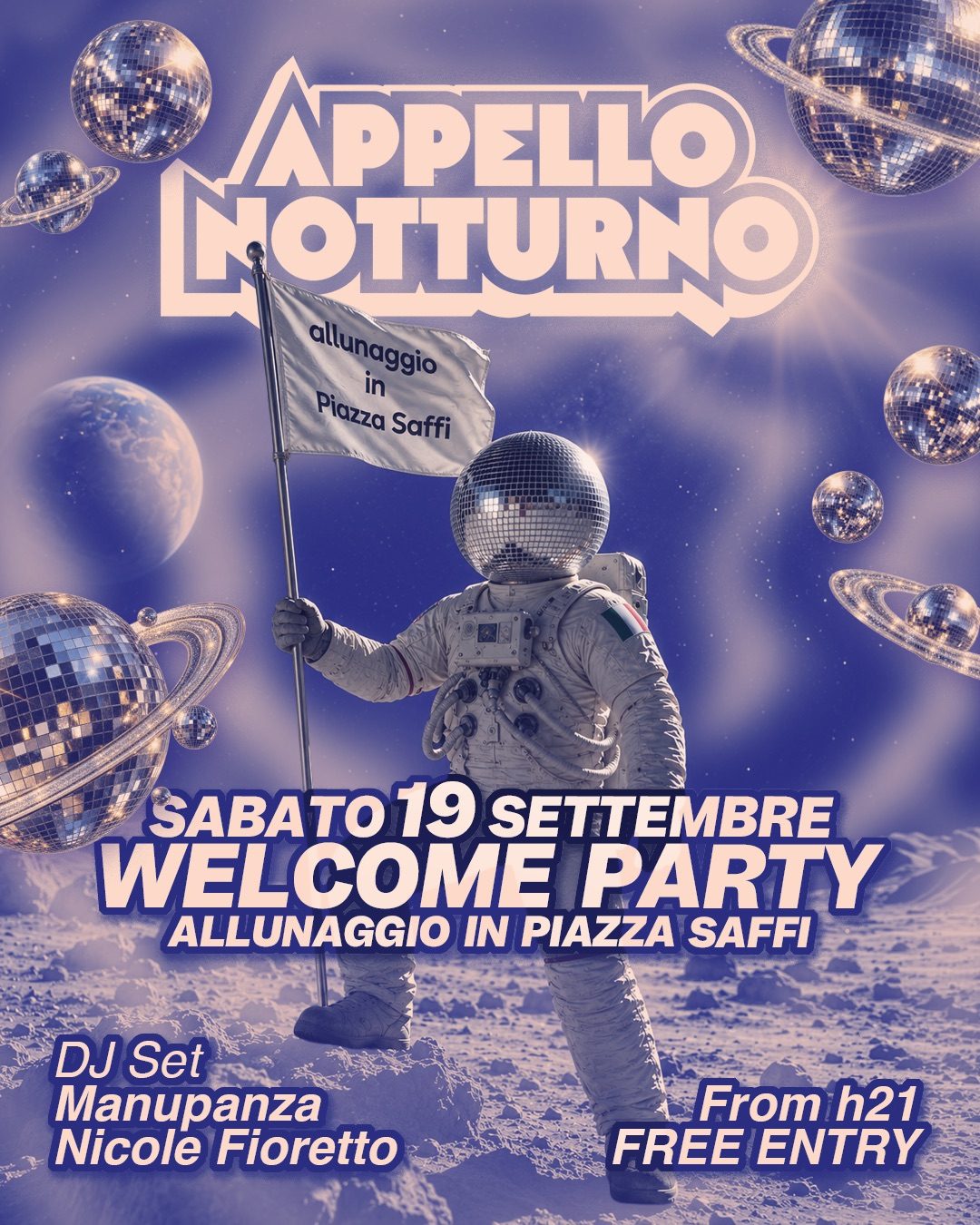 Locandina WELCOME BACK PARTY